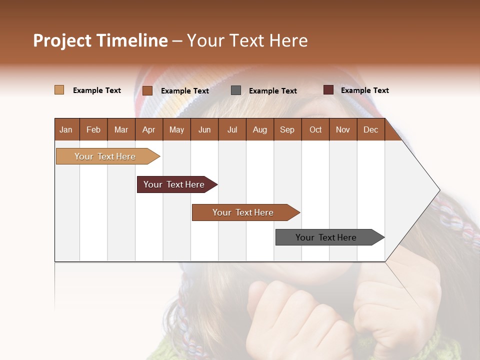 Autumn Warm Cap PowerPoint Template