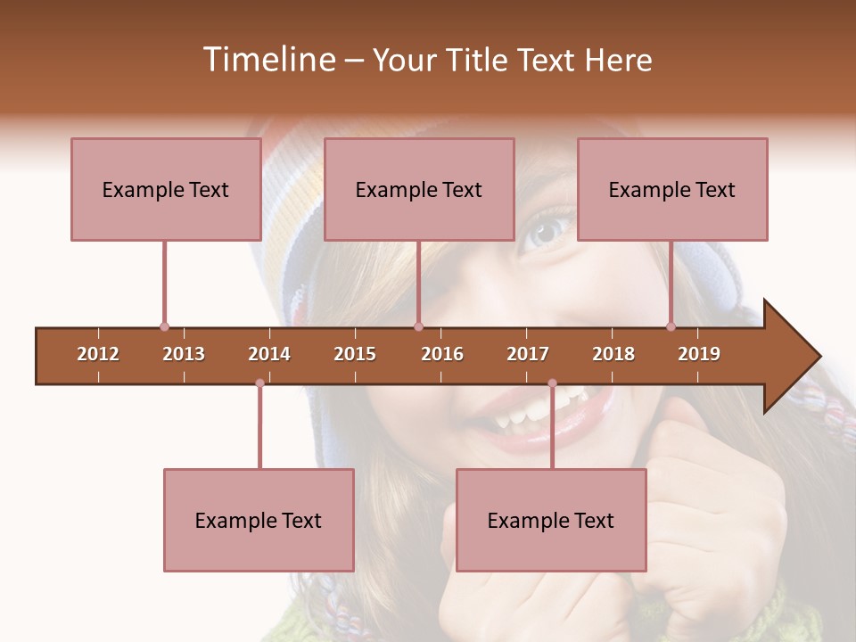 Autumn Warm Cap PowerPoint Template