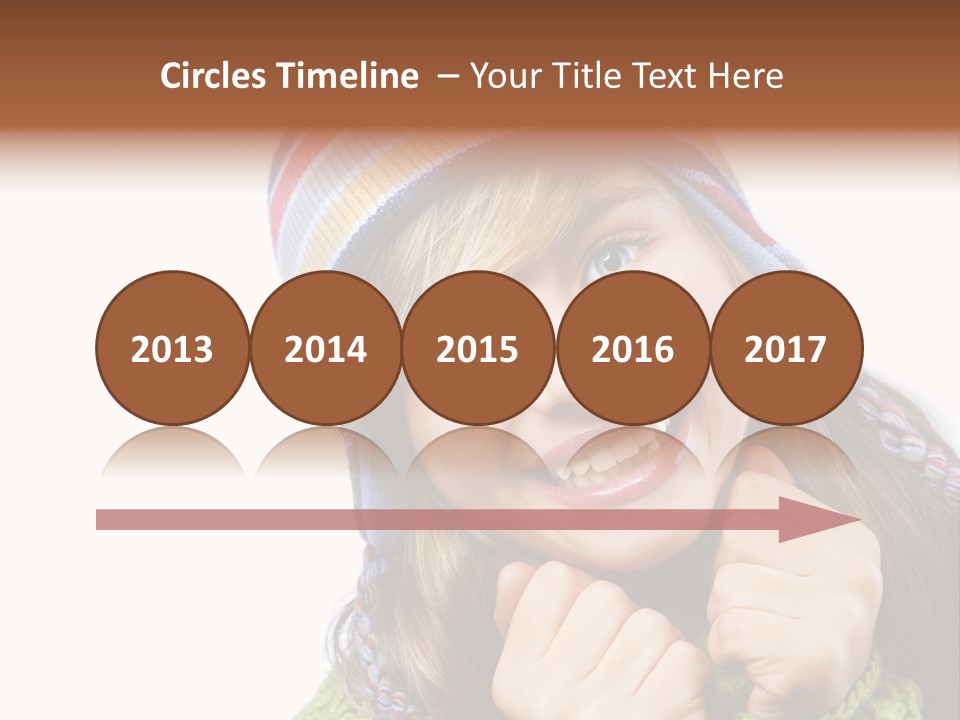 Autumn Warm Cap PowerPoint Template