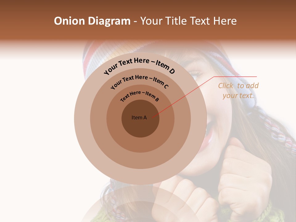 Autumn Warm Cap PowerPoint Template