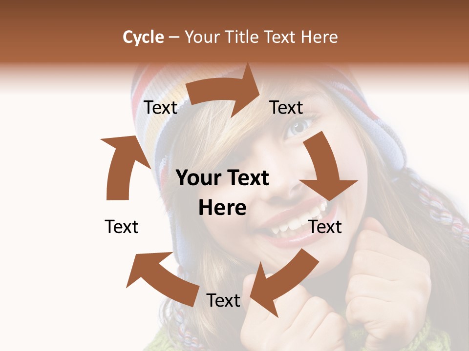 Autumn Warm Cap PowerPoint Template