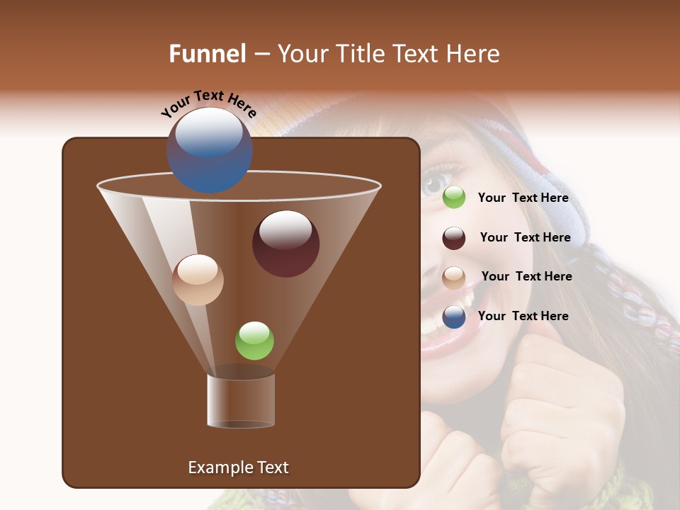 Autumn Warm Cap PowerPoint Template