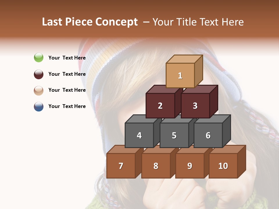 Autumn Warm Cap PowerPoint Template