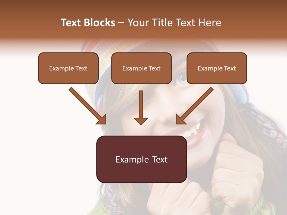Autumn Warm Cap PowerPoint Template
