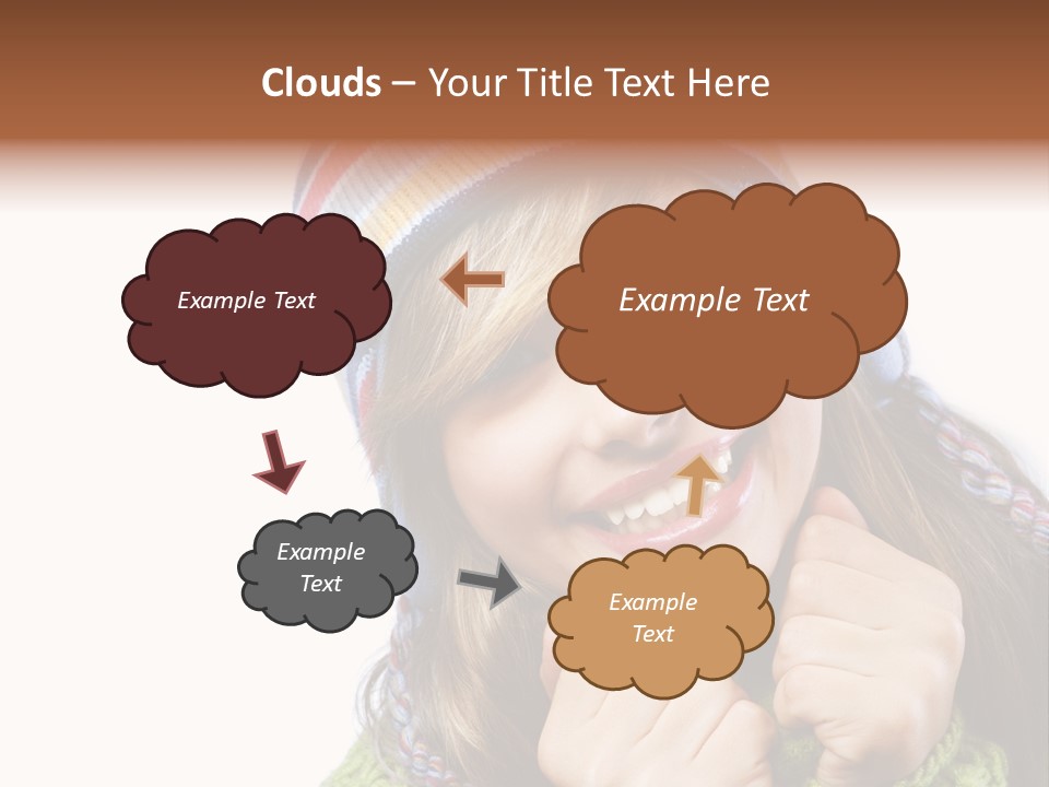 Autumn Warm Cap PowerPoint Template