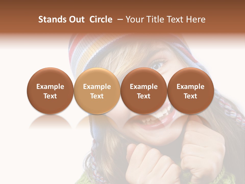 Autumn Warm Cap PowerPoint Template