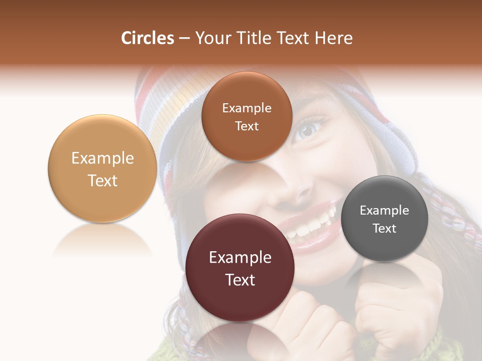 Autumn Warm Cap PowerPoint Template