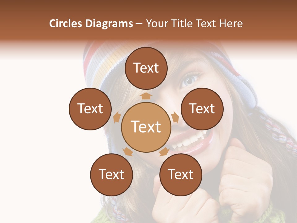 Autumn Warm Cap PowerPoint Template