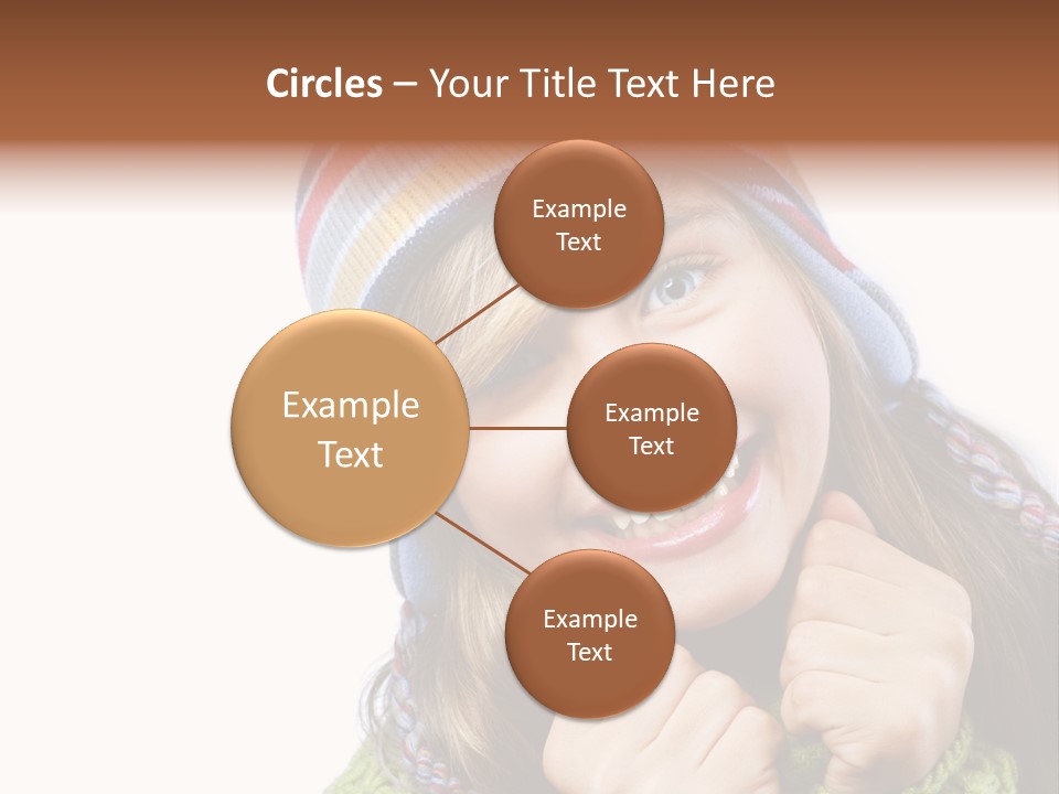 Autumn Warm Cap PowerPoint Template