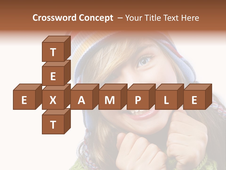 Autumn Warm Cap PowerPoint Template