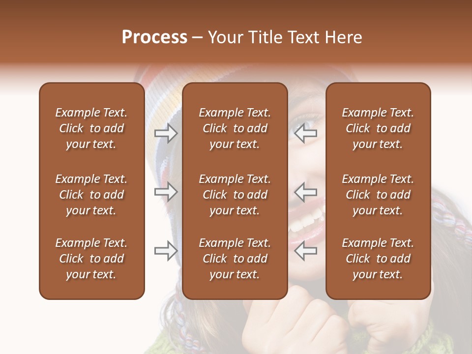 Autumn Warm Cap PowerPoint Template