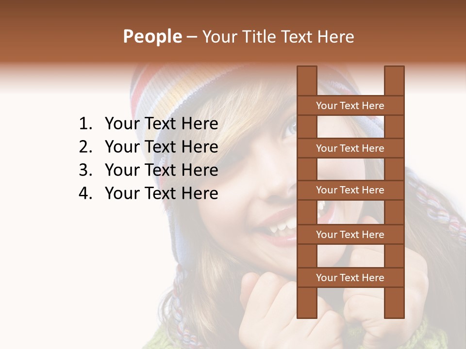 Autumn Warm Cap PowerPoint Template
