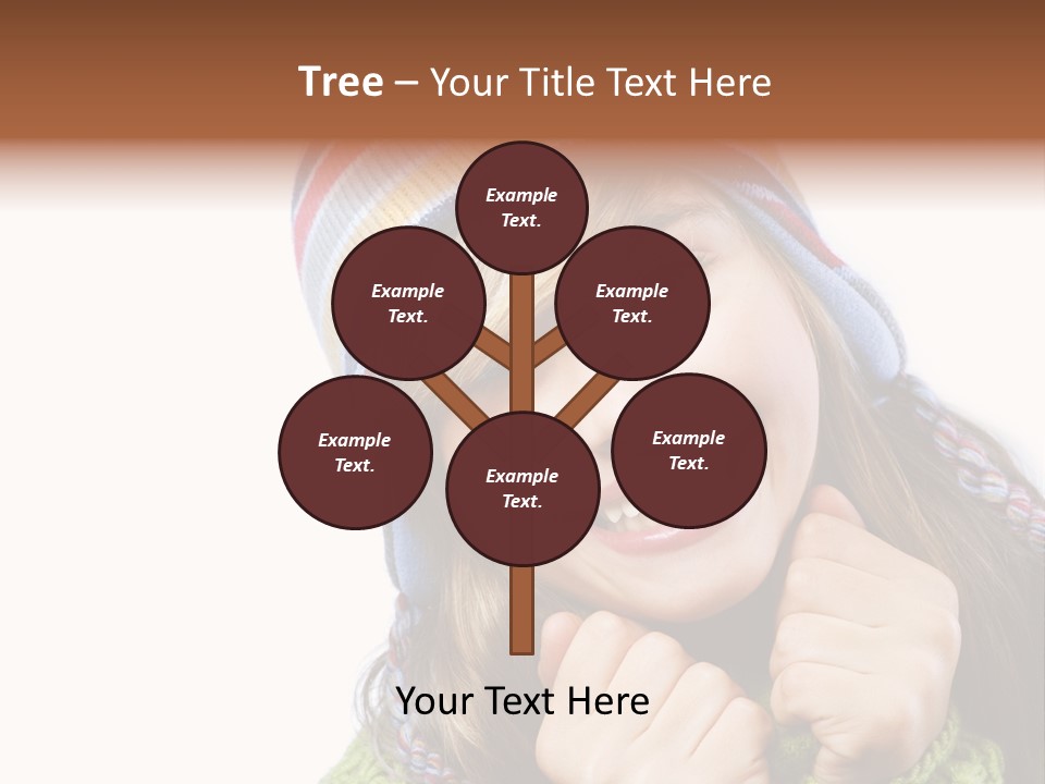 Autumn Warm Cap PowerPoint Template