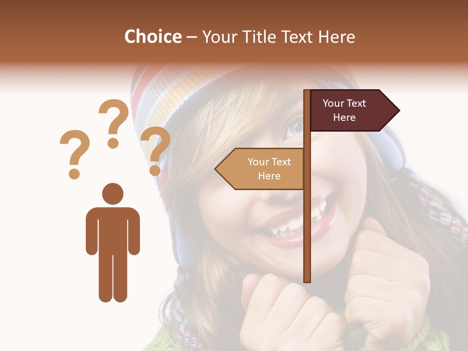 Autumn Warm Cap PowerPoint Template
