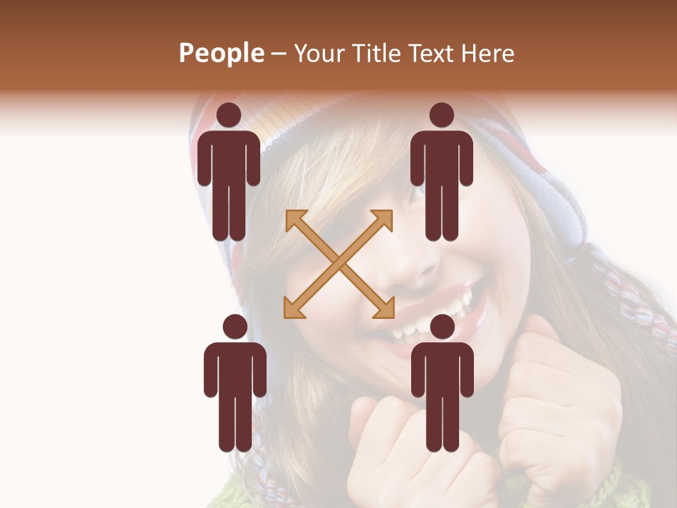 Autumn Warm Cap PowerPoint Template