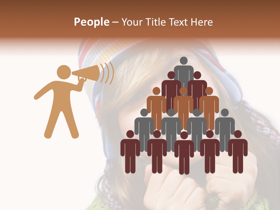 Autumn Warm Cap PowerPoint Template