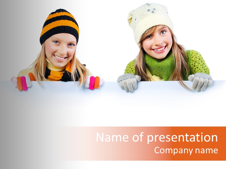 Gift Advertisement Blank PowerPoint Template