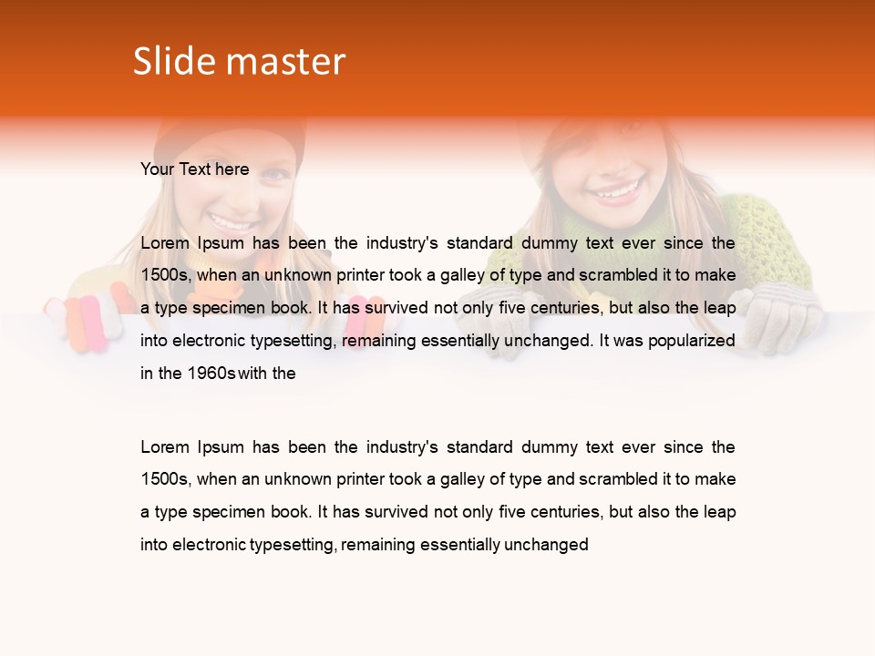 Gift Advertisement Blank PowerPoint Template