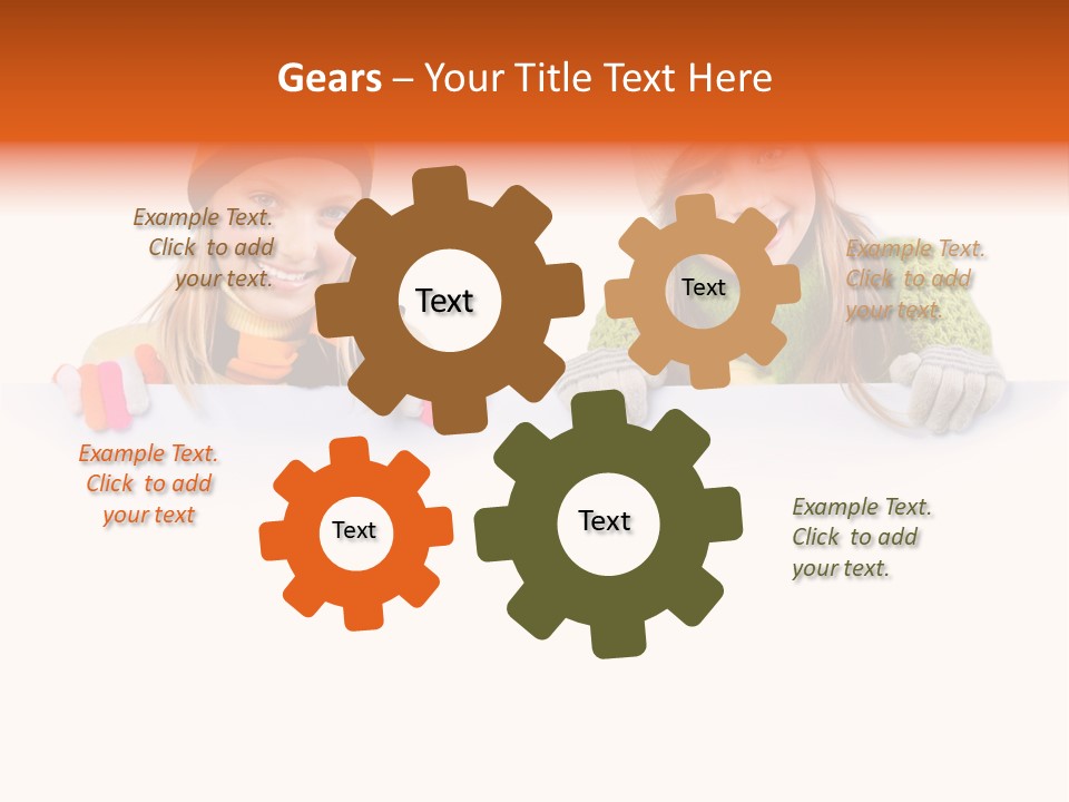 Gift Advertisement Blank PowerPoint Template