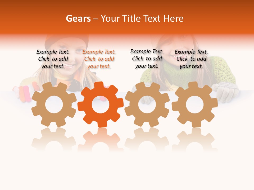 Gift Advertisement Blank PowerPoint Template