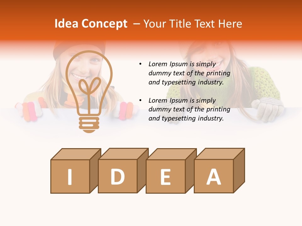 Gift Advertisement Blank PowerPoint Template