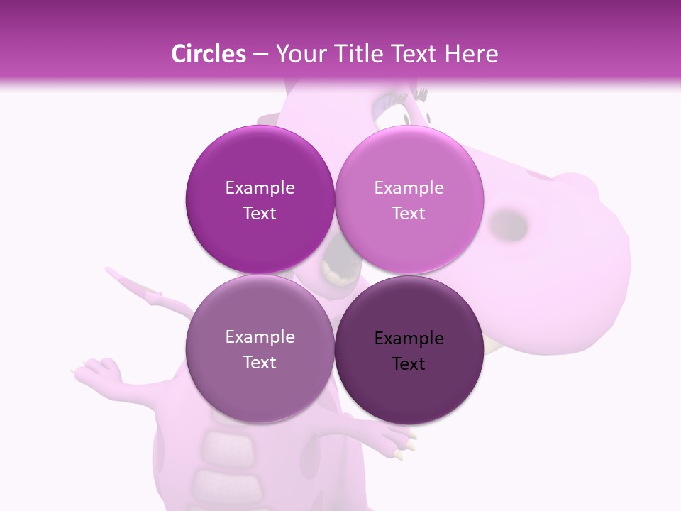 Athlete Wild Cartoon PowerPoint Template