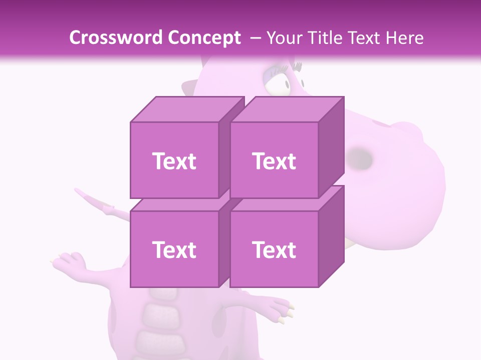 Athlete Wild Cartoon PowerPoint Template