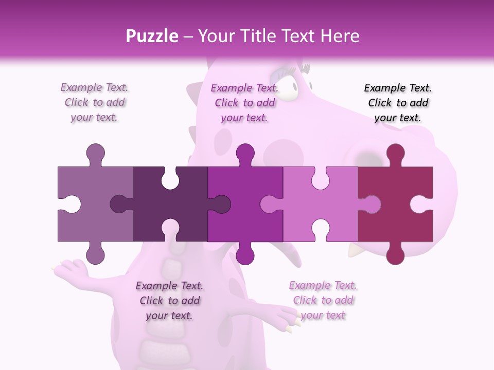 Athlete Wild Cartoon PowerPoint Template