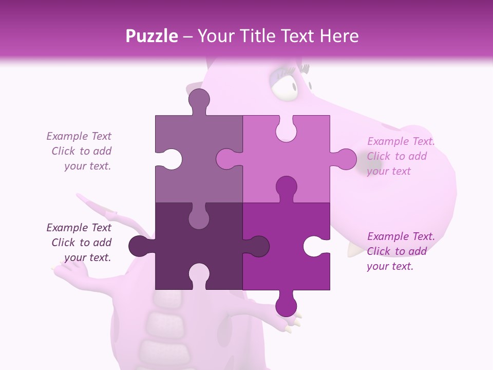 Athlete Wild Cartoon PowerPoint Template