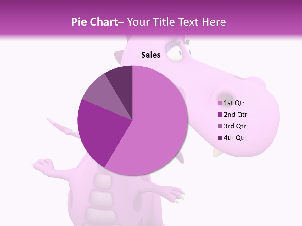 Athlete Wild Cartoon PowerPoint Template
