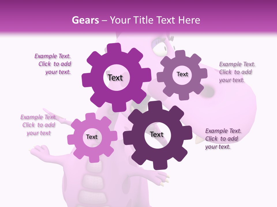 Athlete Wild Cartoon PowerPoint Template