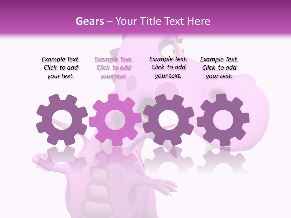 Athlete Wild Cartoon PowerPoint Template