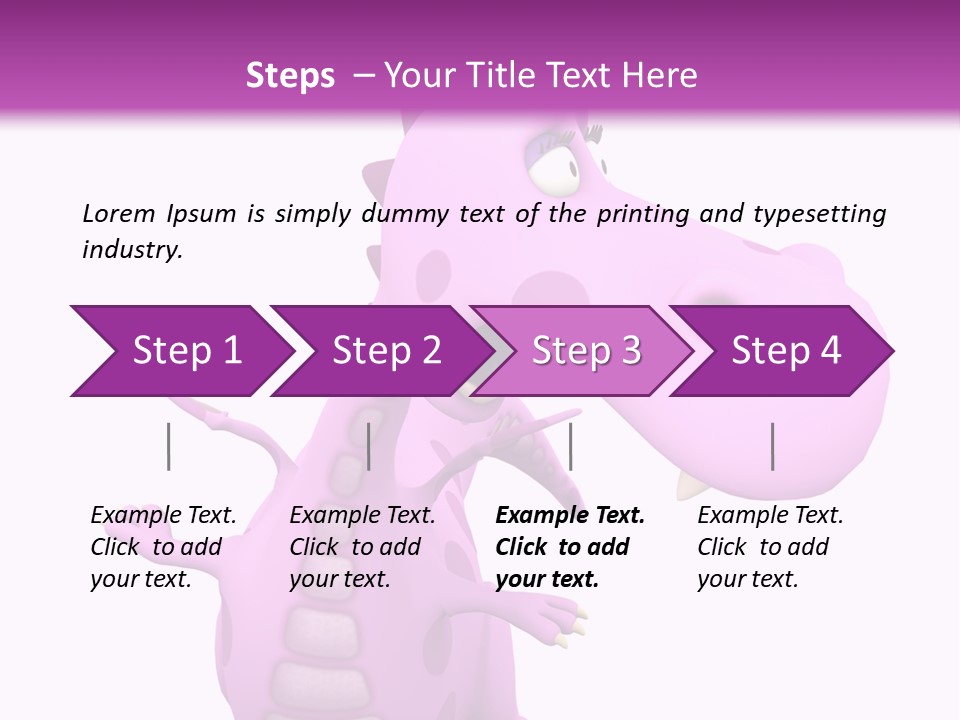 Athlete Wild Cartoon PowerPoint Template