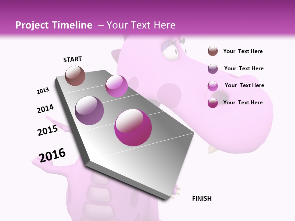 Athlete Wild Cartoon PowerPoint Template