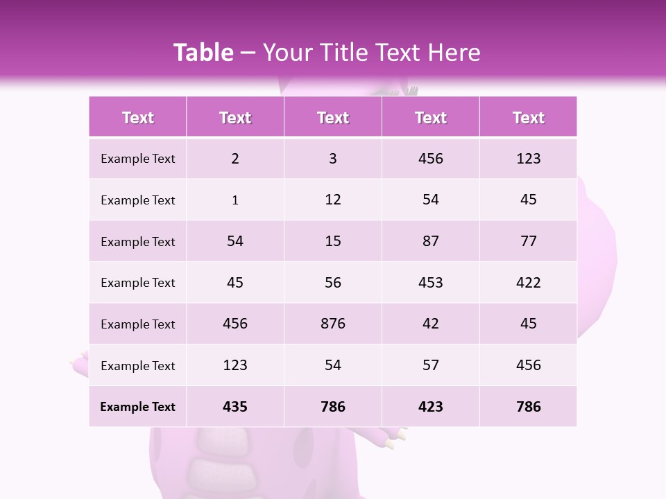 Athlete Wild Cartoon PowerPoint Template