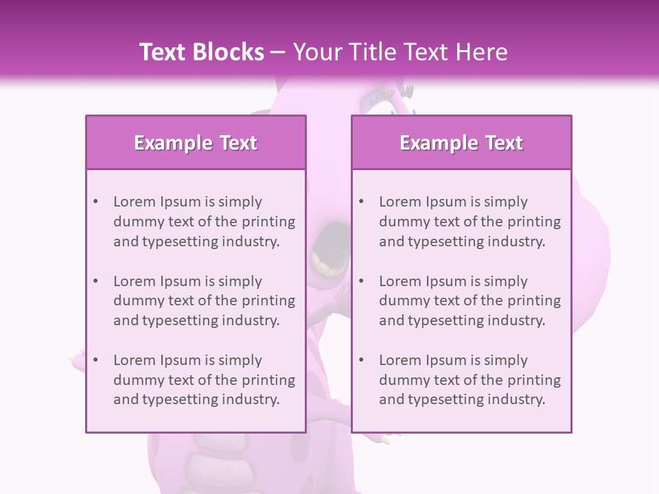 Athlete Wild Cartoon PowerPoint Template