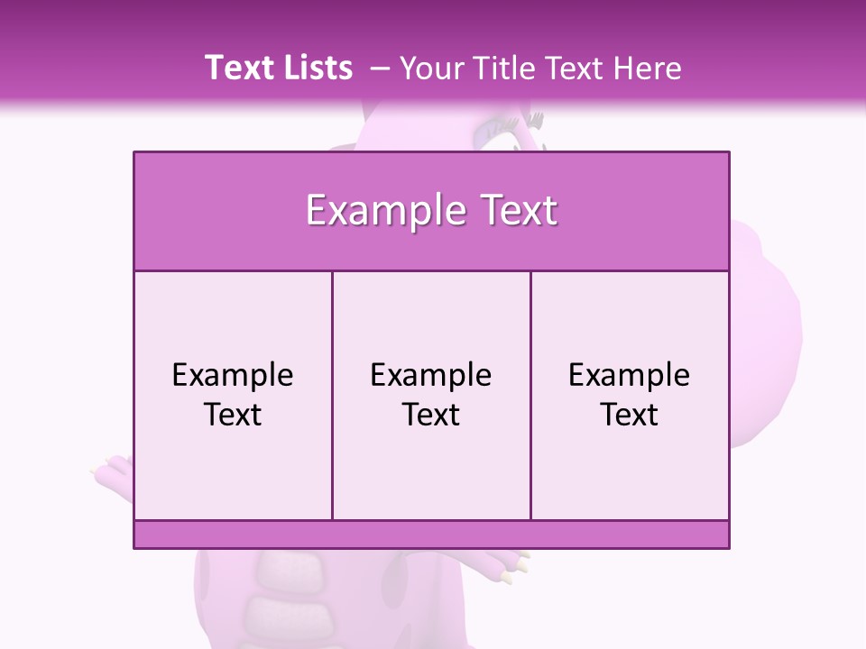 Athlete Wild Cartoon PowerPoint Template