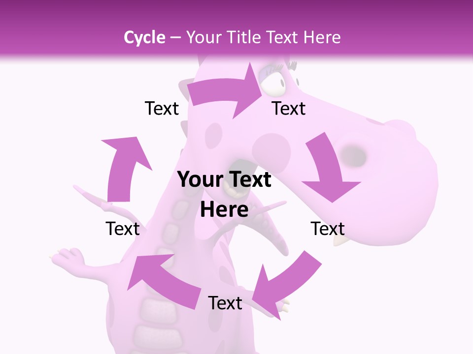 Athlete Wild Cartoon PowerPoint Template