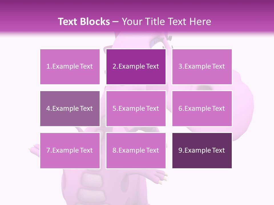 Athlete Wild Cartoon PowerPoint Template