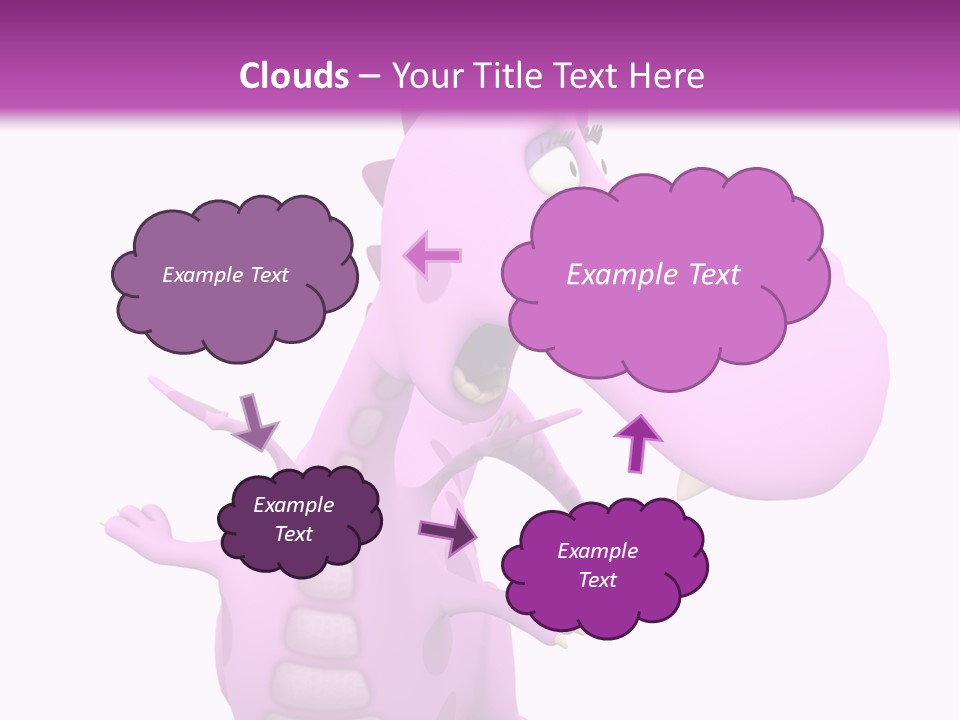 Athlete Wild Cartoon PowerPoint Template