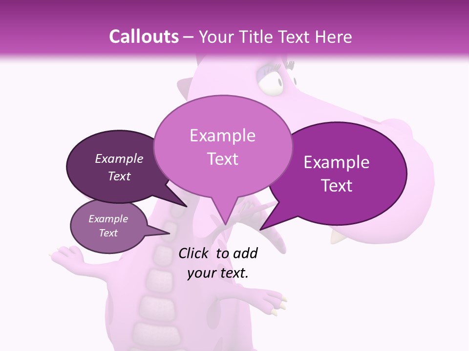 Athlete Wild Cartoon PowerPoint Template