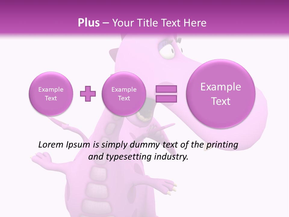 Athlete Wild Cartoon PowerPoint Template