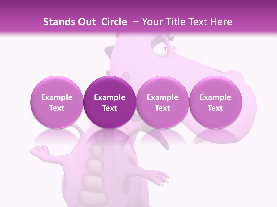 Athlete Wild Cartoon PowerPoint Template