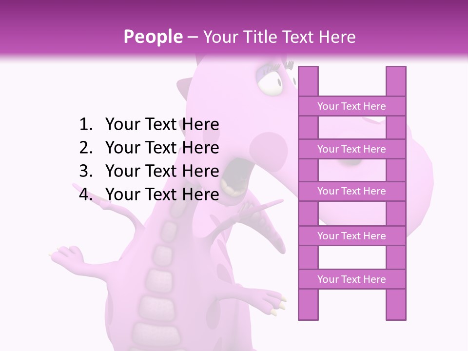 Athlete Wild Cartoon PowerPoint Template