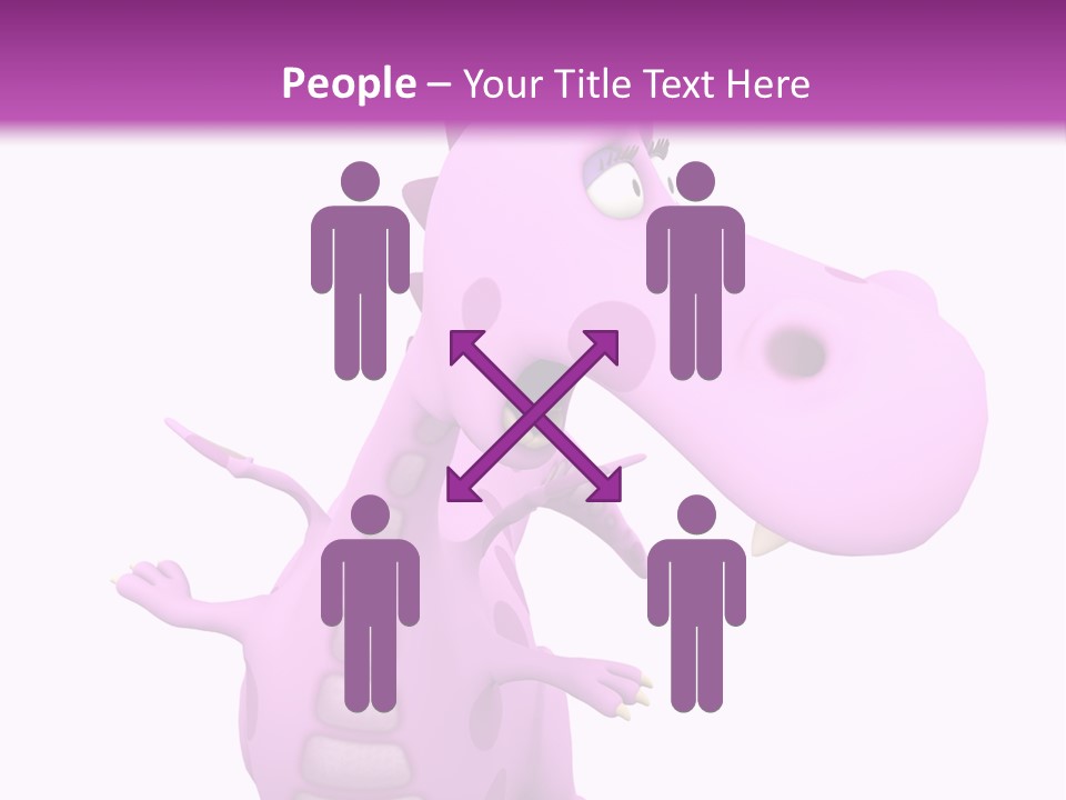 Athlete Wild Cartoon PowerPoint Template