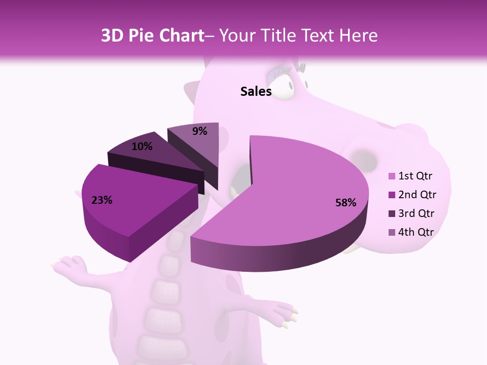 Athlete Wild Cartoon PowerPoint Template