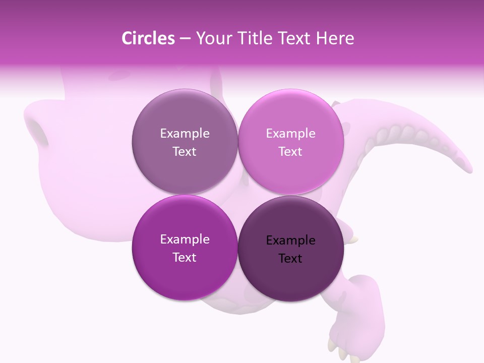 Purple Fly Funky PowerPoint Template