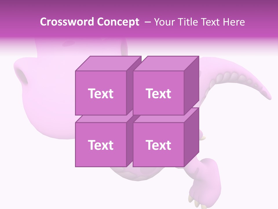 Purple Fly Funky PowerPoint Template