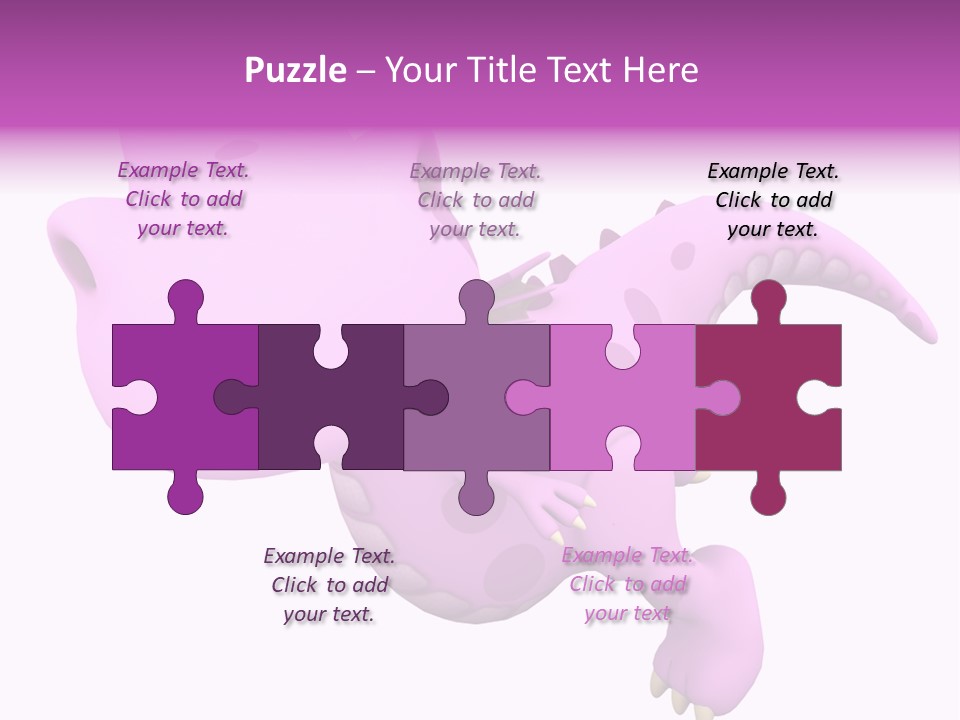 Purple Fly Funky PowerPoint Template