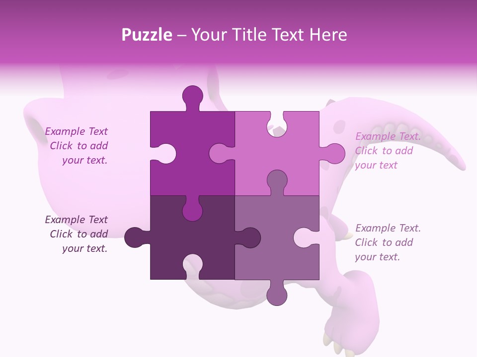 Purple Fly Funky PowerPoint Template